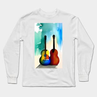 Two acoustic guitars Long Sleeve T-Shirt